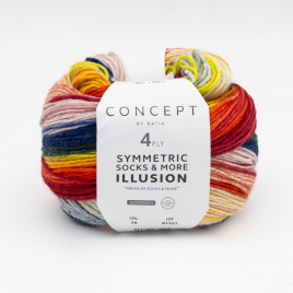 Пряжа Katia Concept Illusion Symmetric socks & More 70