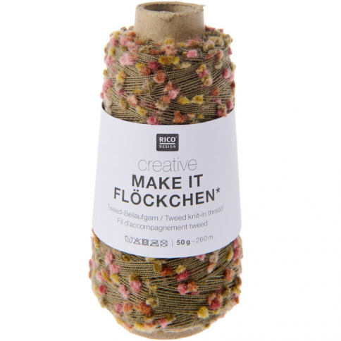  Пряжа Rico Creative Make It Flöckchen 001 autumn фото 1