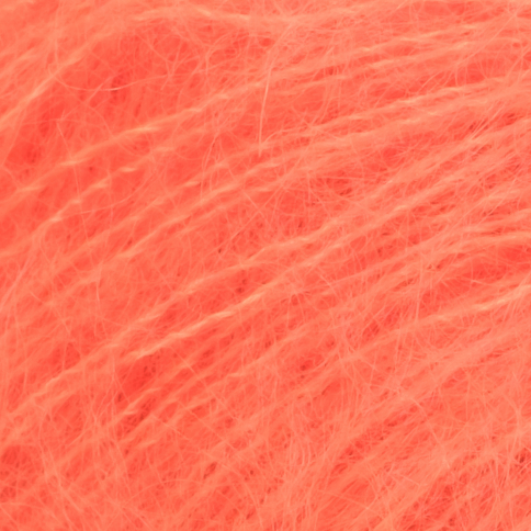  Пряжа Rico Essentials Super Kid Mohair Silk neon orange 063 фото 2