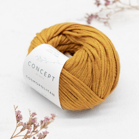 Пряжа Katia concept Cosmopolitan 80 Mustard фото 1
