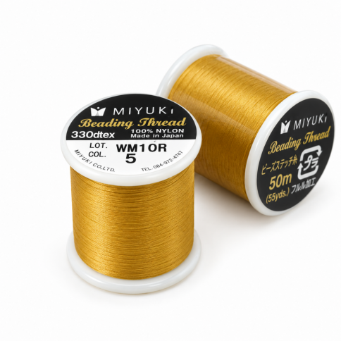  Нить для бисероплетения Miyuki MNT-05 золото фото 1