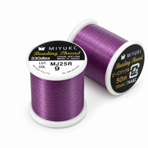  Нить для бисероплетения Miyuki MNT-09 фиолетовый фото 1