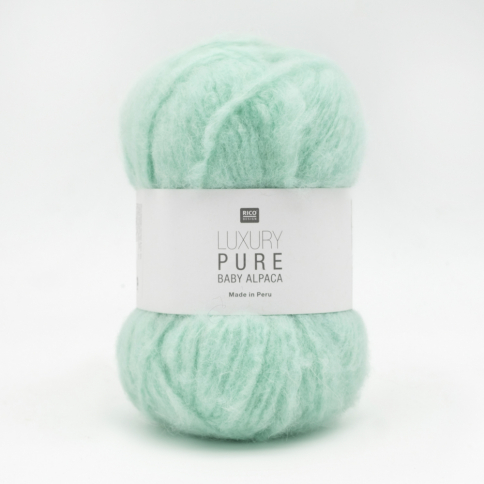Пряжа Rico Luxury Pure Baby Alpaca 003 mint фото 1