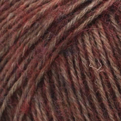  Пряжа Rico Superba Alpaca Luxury Socks burgundy 014 фото 2
