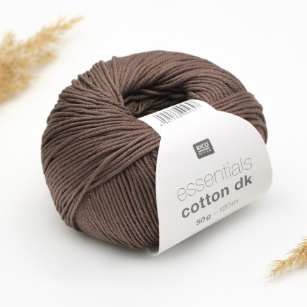  Пряжа Rico Essentials Cotton DK chestnut 104 фото 1