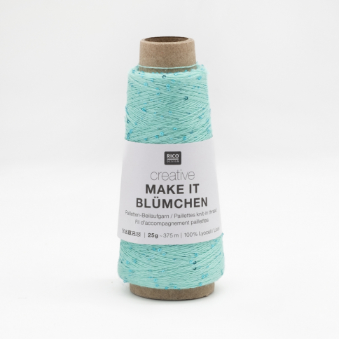 Пряжа Rico Creative Make It Blumchen 007 turquoise фото 1