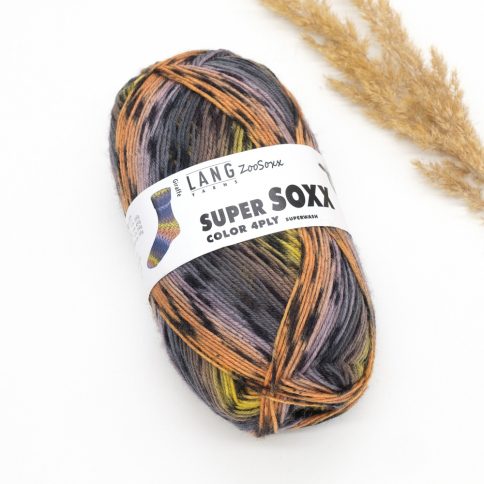  Пряжа Lang Yarns  Super Soxx Color 4-Ply 428 фото 1