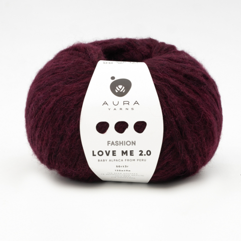  Пряжа Aura Love Me 2.0 09.066 Merlot фото 1