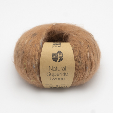  Пряжа Lana Grossa Natural Superkid Tweed 620 фото 1