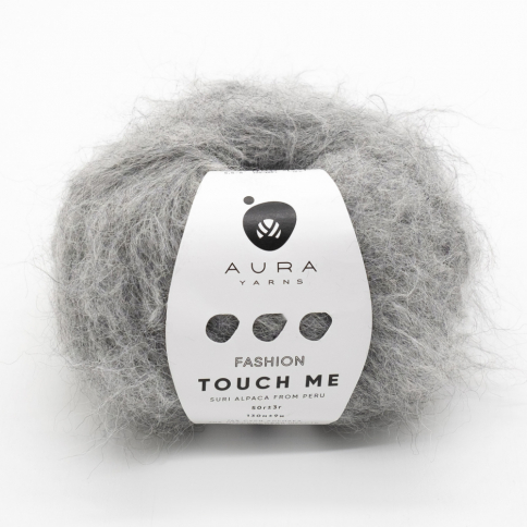  Пряжа Aura Touch Me 07.002 Silver grey фото 1