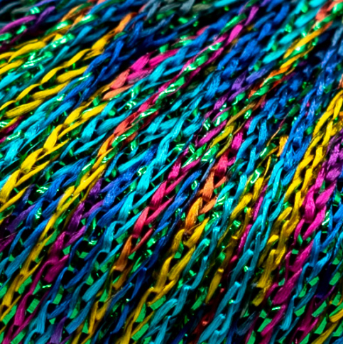  Пряжа Rico Creative Make It Glitter 005 aqua фото 2