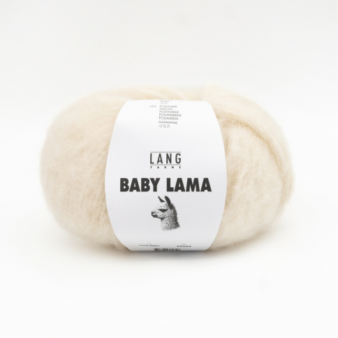  Пряжа Lang Yarns Baby Lama 0001 фото 1